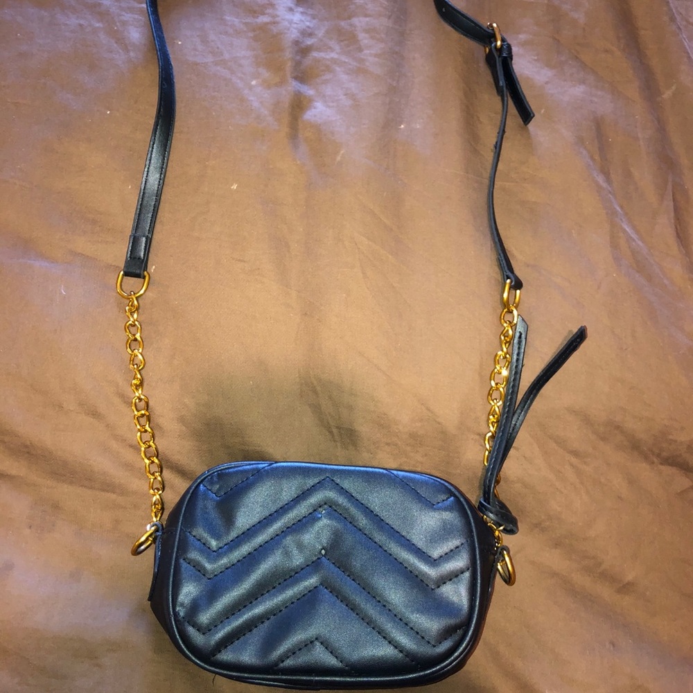 Black crossbody bag